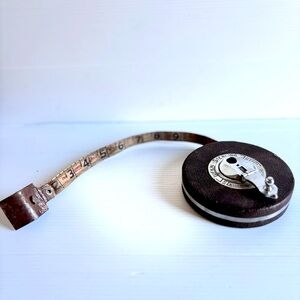Vintage Lufkin Sterling 50 ft Tape Measure
